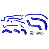 Thumbnail for HPS Blue Reinforced Silicone Radiator and Heater Hose Kit Coolant for Ford 11-14 Mustang GT 5.0L V8 & Boss 302