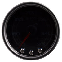 Thumbnail for Autometer Spek-Pro Gauge Trans Temp 2 1/16in 300f Stepper Motor W/Peak & Warn Blk/Smoke/Blk
