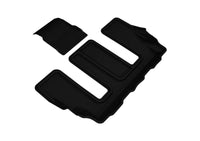 Thumbnail for 3D MAXpider 2017-2020 GMC Acadia Kagu 3rd Row Floormats - Black