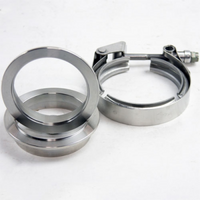 Thumbnail for Granatelli 2.0in Mating Male to Female Flanges w/V-Band Clamp