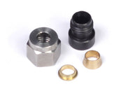 Thumbnail for Haltech 1/4in Mild Steel Weld-On Kit (Incl Nut & Ferrule)