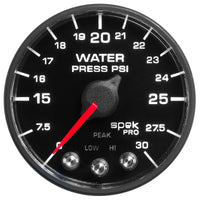 Thumbnail for Autometer Spek-Pro - Nascar 2-1/16in Water Press 0- 30 psi Bfb