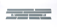 Thumbnail for Putco 07-13 Chevy Silv Ext Cab 8ft Long Box - 6in Wide - 14pcs Black Platinum Rocker Panels