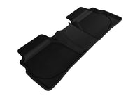 Thumbnail for 3D MAXpider 2011-2014 Hyundai Sonata/2015 Sonata Hybrid Kagu 2nd Row Floormats - Black