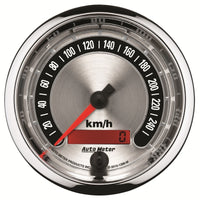 Thumbnail for Autometer American Muscle 85.7mm Electric Programmable Metric 260kph Speedometer