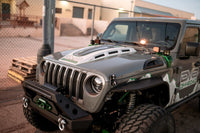 Thumbnail for DV8 Offroad 18+ Jeep JL Heat Dispersion Hood - Primer Black