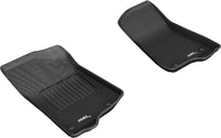 Thumbnail for 3D MAXpider 2018-2020 Jeep Wrangler JL Sport/Gladiator Jt Kagu 1st Row Floormat - Black