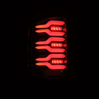 Thumbnail for AlphaRex 14-18 Chevy Silverado 1500 Luxx-Series LED Tail Lights Alpha-Black w/Activ Light/Seq Signal