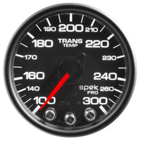 Thumbnail for Autometer Spek-Pro Gauge Trans Temp 2 1/16in 300f Stepper Motor W/Peak & Warn Blk/Blk