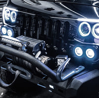 Thumbnail for Oracle Vector Jeep Wrangler JK Grille Halo Kit - ColorSHIFT w/ Simple Controller SEE WARRANTY