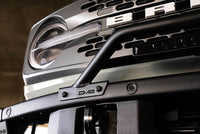 Thumbnail for DV8 Offroad 2021-2022 Ford Bronco (Not For Factory Plastic Bumper) Factory Bumper Bull Bar - Black