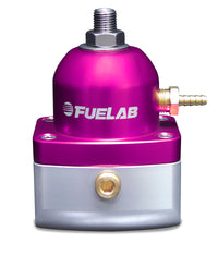 Thumbnail for Fuelab 515 Carb Adjustable FPR 4-12 PSI (2) -10AN In (1) -6AN Return - Purple