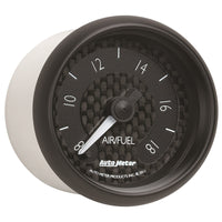 Thumbnail for Autometer GT Series 52mm Full Sweep Electronic 8:1-18:1 AFR Wideband Air/Fuel Ratio Analog