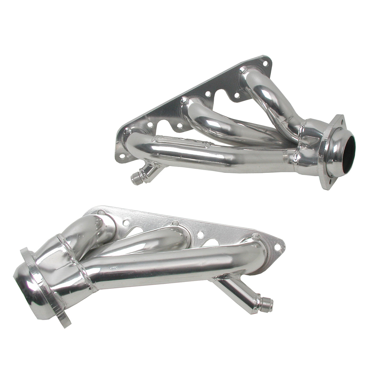1999-2004 MUSTANG 3.8L-V6 1-5/8 SHORTY HEADERS (POLISHED SILVER CERAMIC)
