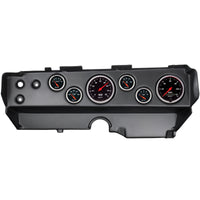 Thumbnail for Autometer Designer Black 70-74 E-Body/Cuda/Challenger Dash Kit 6pc Tach/ MPH/ Fuel/ Oil/ WTMP/ Volt