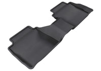 Thumbnail for 3D MAXpider 2013-2020 Ford/Lincoln Fusion/MKZ Kagu 2nd Row Floormats - Black
