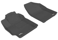 Thumbnail for 3D MAXpider 2012-2015 Toyota Prius C Kagu 1st Row Floormat - Black