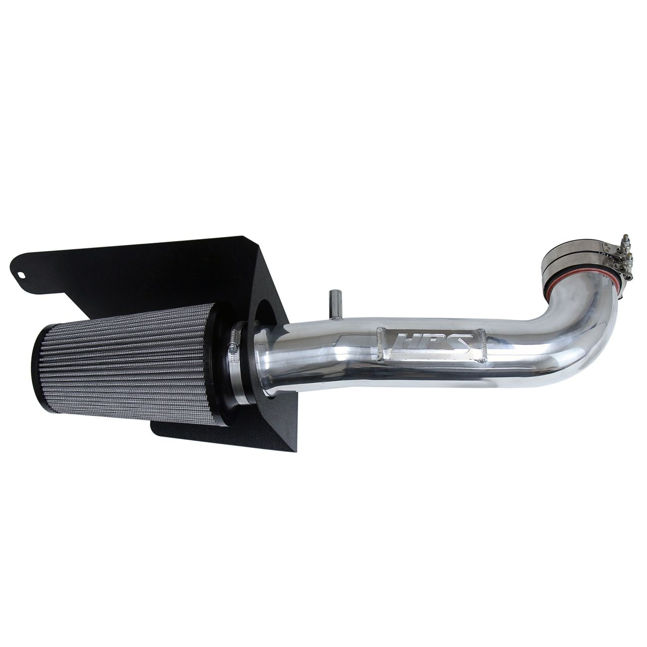 HPS Cold Air Intake Kit 12-18 Jeep Wrangler JK 3.6L V6, Includes Heat Shield, Polish