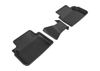 Thumbnail for 3D MAXpider 2017-2019 Subaru Impreza/Crosstrek Kagu 2nd Row Floormats - Black