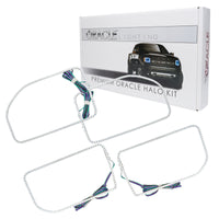 Thumbnail for Oracle Ford F250/350 11-16 Halo Kit (Square Ring Design) - ColorSHIFT SEE WARRANTY