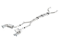 Thumbnail for Borla Chevy 16-17 Camaro 6.2L ATAK Catback w/ Dual Tips (NPP) Dual Split Rear Exit