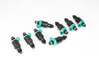 Thumbnail for DeatschWerks Universal 350cc Low Impedance 11mm Upper Injector - Set of 8