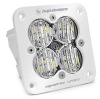 Thumbnail for Baja Designs Squadron Sport White Wide Cornering Pattern Flush Mount LED Light Pod - Clear