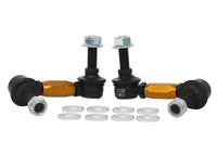 Thumbnail for Whiteline 03+ Nissan 350z Z33 / 07-08 Infiniti G35 (Exc AWD) Fr Swaybar-Link Assy HD Adj Steel Ball