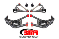 Thumbnail for BMR 70-81 2nd Gen F-Body Upper And Lower A-Arm Kit - Black Hammertone