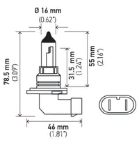 Thumbnail for Hella 9006 12V 55W Xen White Bulb (Pair)