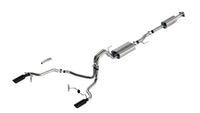 Thumbnail for Borla F-150 2021 2.7L/3.5L 4dr CC SB EC STB Lar/KingR/Plnm/LTD 3/2.25 SRE CB Touring BLK CHR Tips