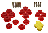 Thumbnail for Energy Suspension 97-06 Jeep Wrangler TJ/YJ Red Front Control Arm Bushings (Must reuse OEM Outer She