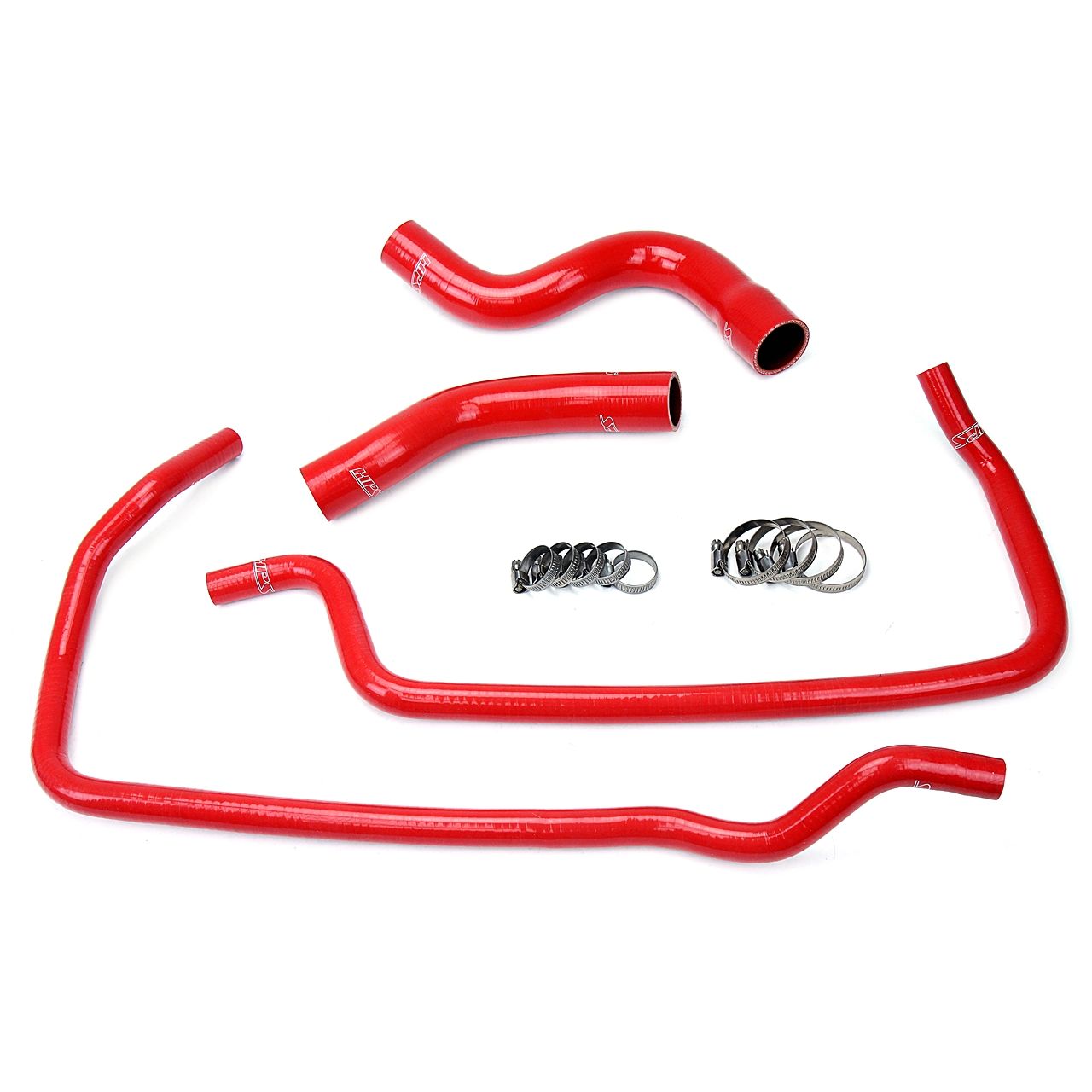 HPS Red Reinforced Silicone Radiator + Heater Hose Kit Coolant for Jeep 01-04 Grand Cherokee WJ 4.7L V8