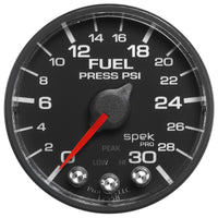 Thumbnail for Autometer Spek-Pro Gauge Fuel Press 2 1/16in 30psi Stepper Motor W/Peak & Warn Blk/Blk