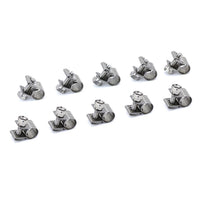 Thumbnail for HPS #9 Stainless Steel Fuel Injection Hose Clamps 10pc Pack 9/32