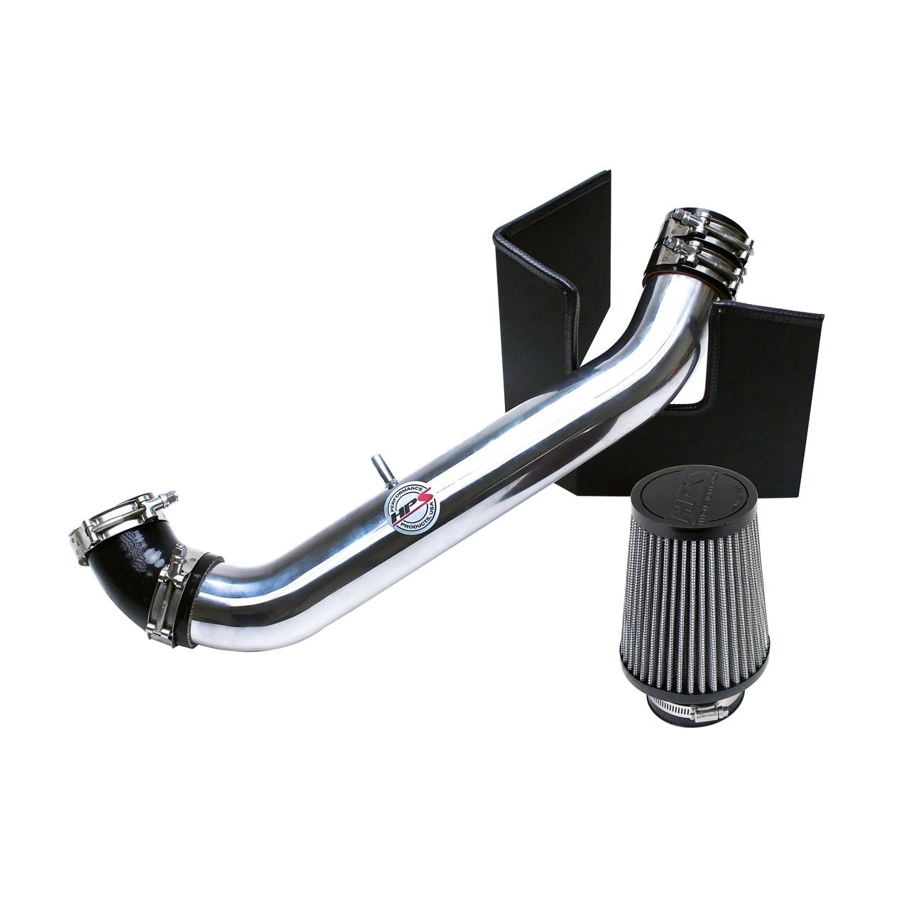 HPS Shortram Air Intake 1999-2005 Mazda Miata 1.8L Non Turbo, Includes Heat Shield, Polish