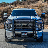 Thumbnail for Westin 20-22 Chevrolet Silverado 2500/3500 (w/Front Sensors) HDX Grille Guard - Blk