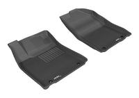 Thumbnail for 3D MAXpider 2013-2018 Lexus ES/ES Hybrid Kagu 1st Row Floormat - Black
