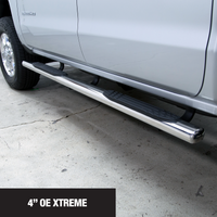 Thumbnail for Go Rhino 4in OE Xtreme SideSteps - Stainless Steel - 87in