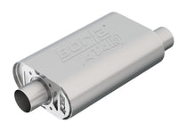 Thumbnail for Borla CrateMuffler SBC Hot 350/383 2.5 inch Offset/Center 14in x 4.35in x 9in Oval Atak Muffler