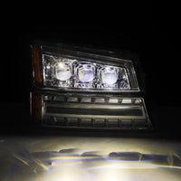 Thumbnail for AlphaRex 03-06 Chevy Silverado 1500/2500HD/3500HD/Avalanche Chrome NOVA LED Proj Headlights