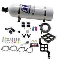 Thumbnail for Nitrous Express Dominator Billet Crossbar Stage 6 Nitrous Kit (50-300HP) w/15lb Bottle