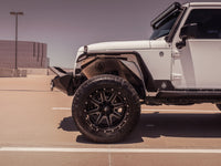 Thumbnail for Road Armor 07-18 Jeep Wrangler JK Stealth Front Winch Bumper w/Bar Guard Mid Width - Tex Blk