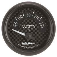 Thumbnail for Autometer GT Series 52mm Short Sweep Electronic 100-250 Deg F Water Temperature