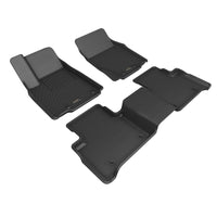 Thumbnail for 3D Maxpider 22-23 Jeep Grand Cherokee Kagu Floor Mat- Black R1 R2 R3