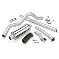 Thumbnail for Banks Power 94-97 Ford 7.3L ECSB Monster Exhaust System - SS Single Exhaust w/ Black Tip