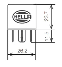 Thumbnail for Hella Relay 12V 20/40A Spdt Res
