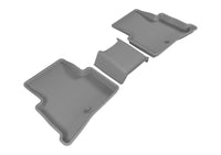 Thumbnail for 3D MAXpider 2017-2020 Kia Sportage Kagu 2nd Row Floormats - Gray