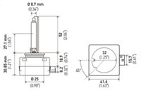 Thumbnail for Hella Xenon D1S Bulb PK32d-2 85V 35W 4300k
