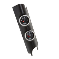 Thumbnail for Autometer 11+ Jeep Wrangler A-Pillar Trans Temp/Oil Pressure Sport Comp 2 Gauge Kit